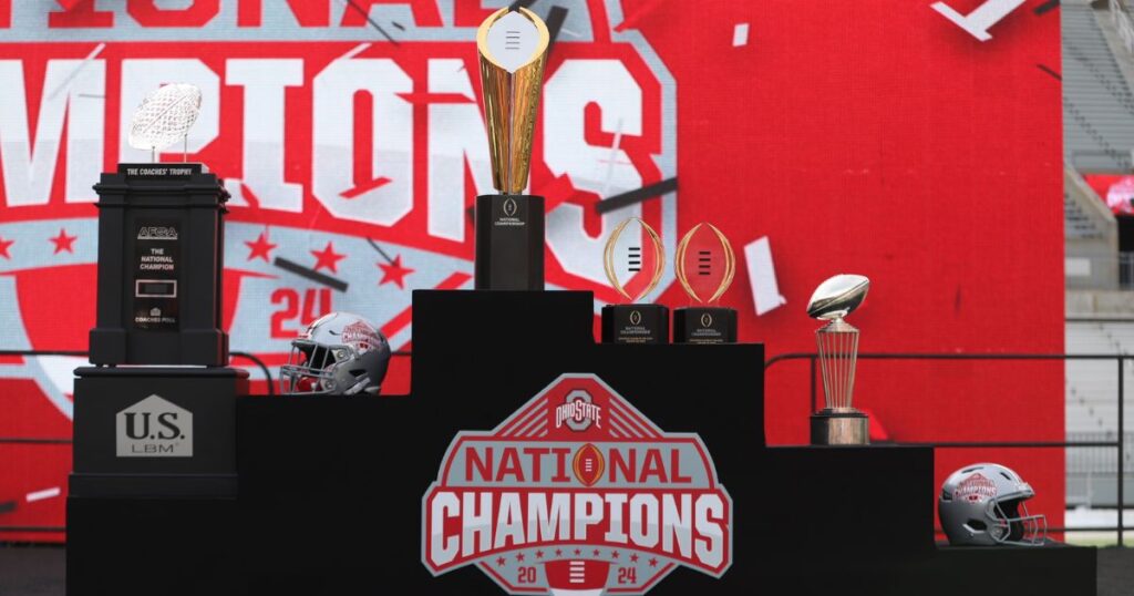 Ohio State trophies-Ohio State