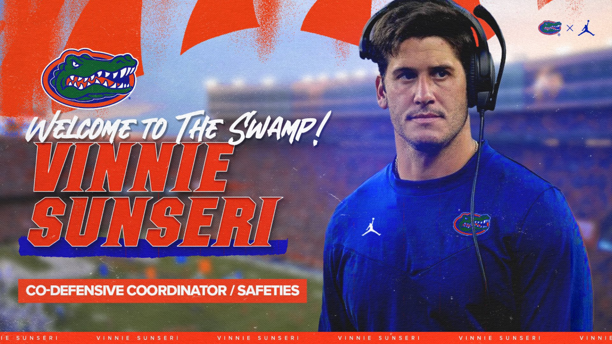 Florida Gators officially announce hiring of Vinnie Sunseri