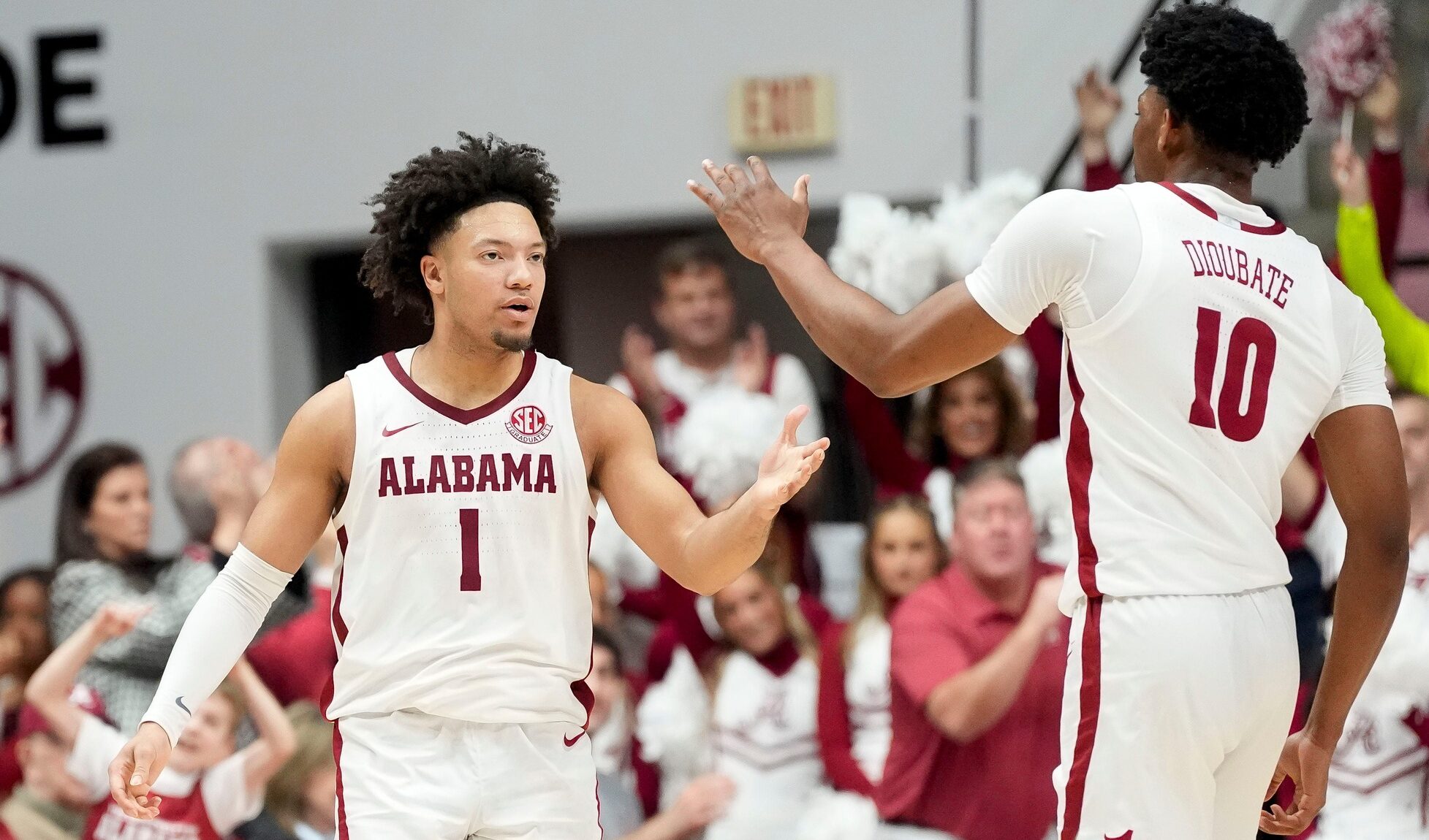 Nate Oats raves about leadership of Mark Sears during Georgia win