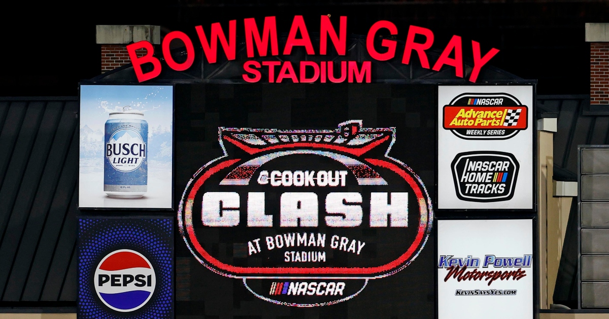 Full results for NASCAR Cup Series Clash at Bowman Gray Stadium