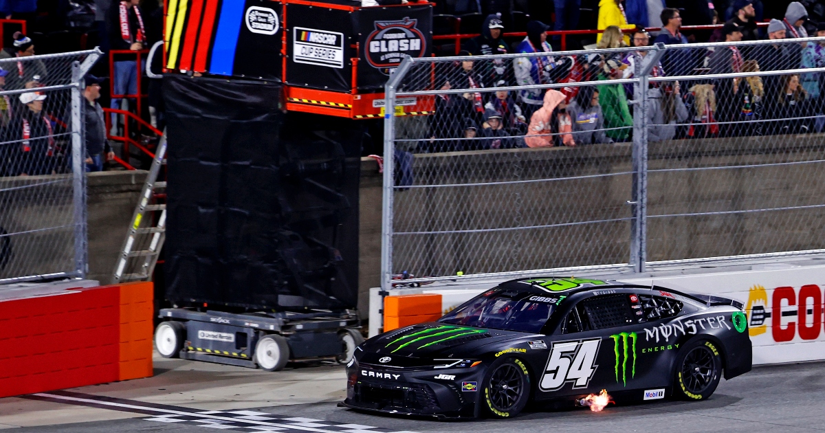 Denny Hamlin ‘didn’t love’ Ty Gibbs retaliating on Justin Haley at Bowman Gray