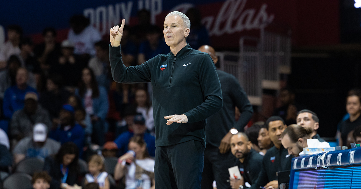 Andy Enfield shares keys to slowing Maxime Raynaud, looks at SMU’s improved defensive effort