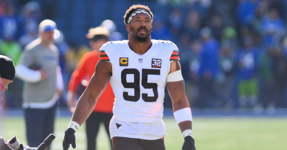 Report: Myles Garrett, Cleveland Browns agree to historic contract extension