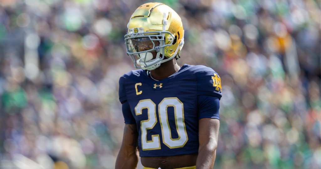 Notre Dame cornerback Benjamin Morrison NFL Draft