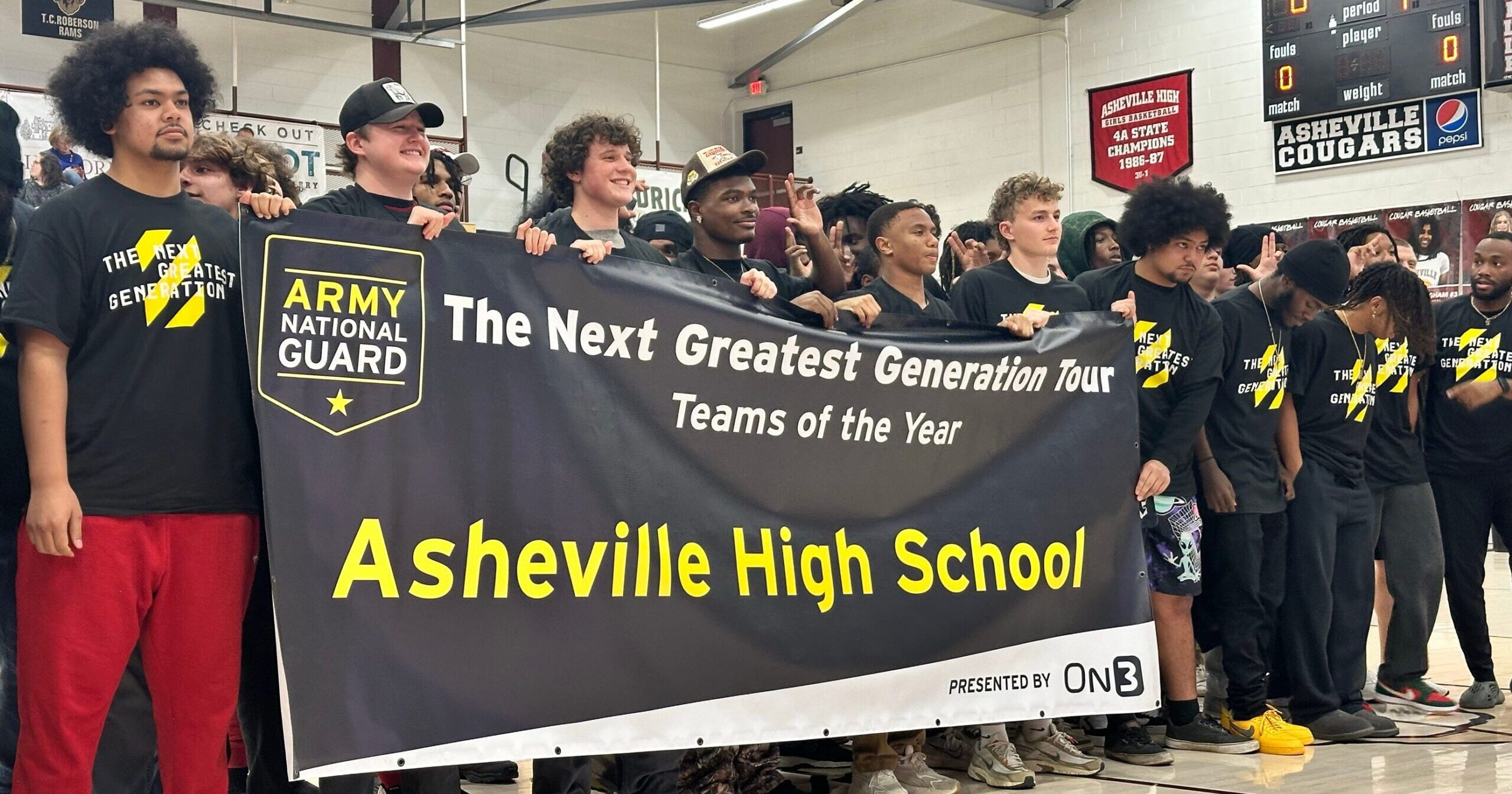 Asheville High School (N.C.) named Army National Guard The Next Greatest Generation Team of the Year