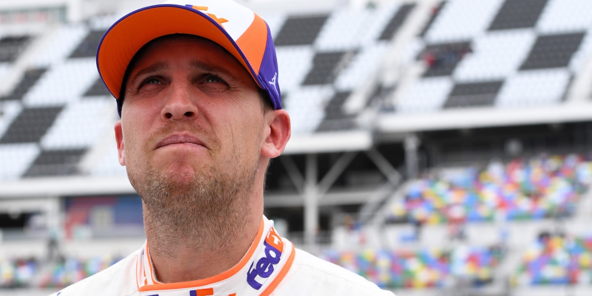 Denny Hamlin reacts to performance of Goodyear option tires at Phoenix