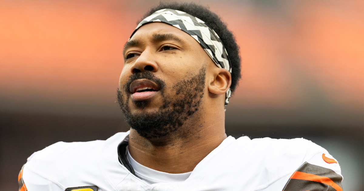 Former NFL GM proposes Myles Garrett be traded to Super Bowl contender