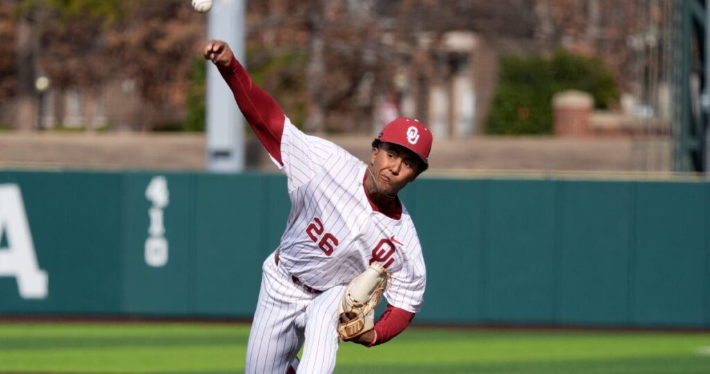 OU pitcher Kyson Witherspoon.