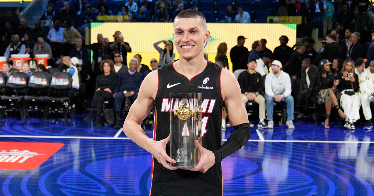 Tyler Herro won the NBA 3Point Contest as a firsttime participant On3