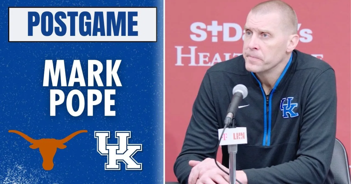 WATCH: Mark Pope, Kentucky players recap the loss to Texas