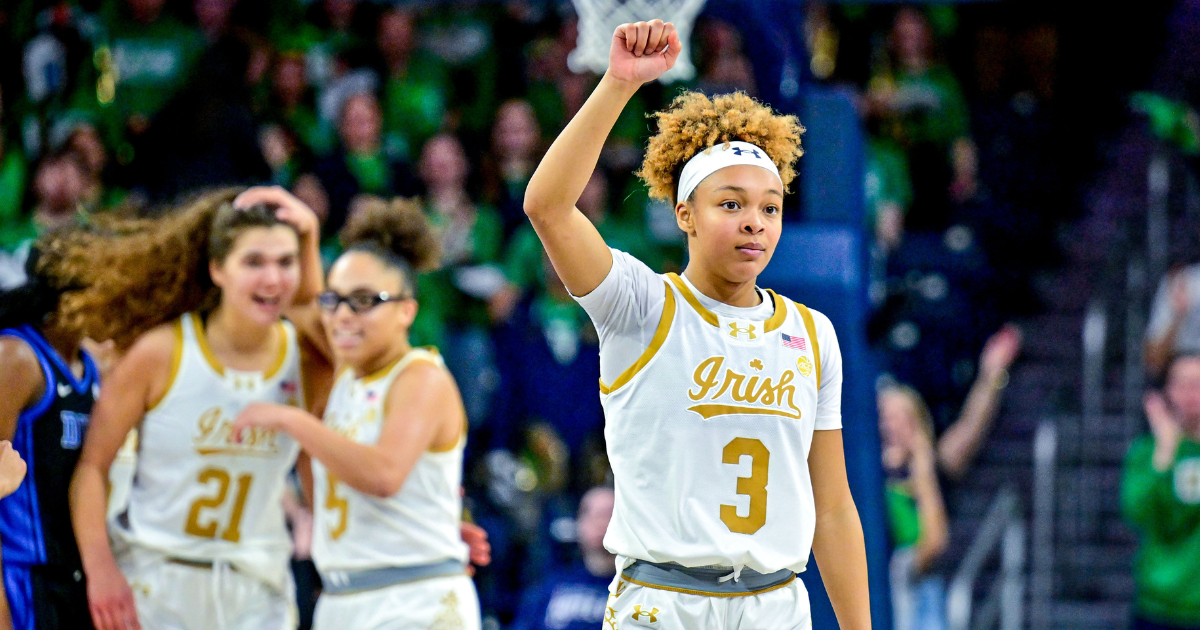 Notre Dame women’s basketball cruises to seventh ranked win with second-half surge vs. Duke