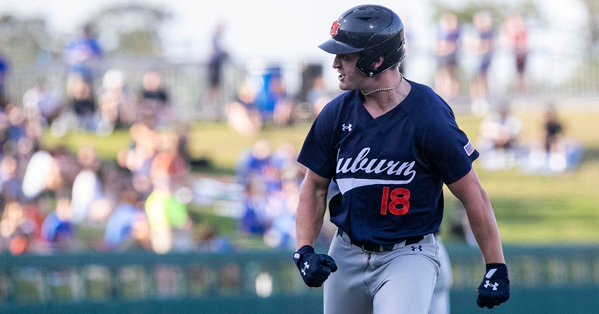 Ike Irish hits walk-off single to send Auburn past Troy, wild shirtless celebration ensues