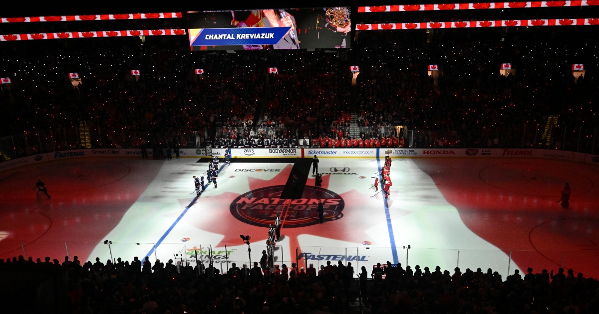 Canadian national anthem singer confirms she changed lyrics as jab at US during 4 Nations final