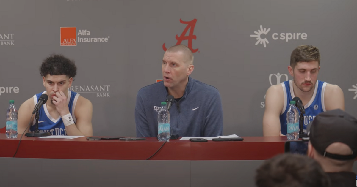 WATCH: Mark Pope, Kentucky players recap loss to Alabama