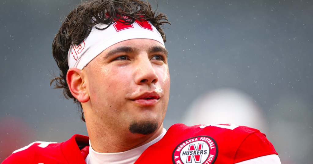 Nebraska QB Dylan Raiola