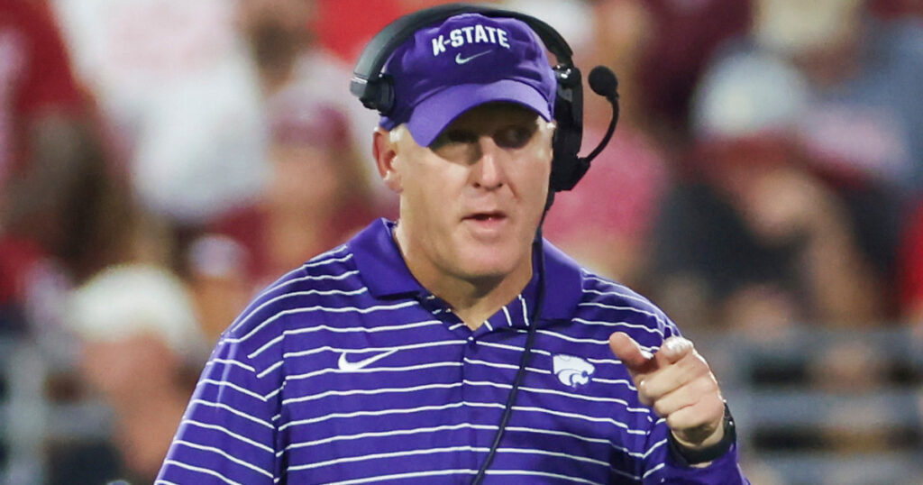 Chris Klieman on the Kansas State sideline