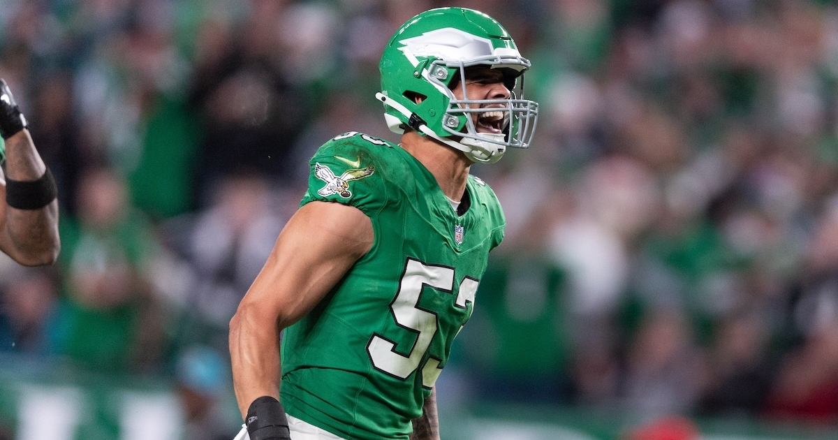 Report: Philadelphia Eagles re-sign LB Zack Baun to three-year deal, one of highest paid in NFL