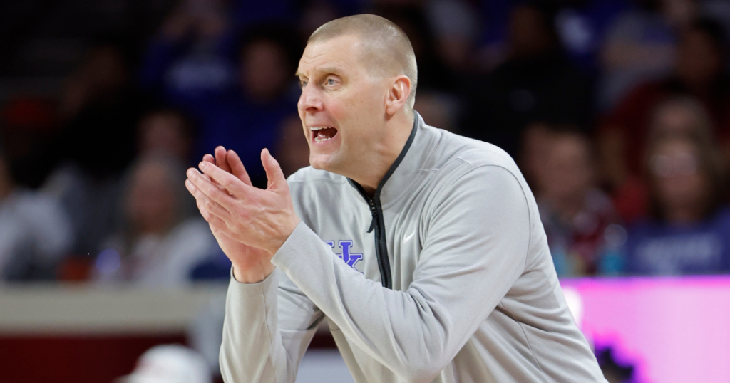 Kentucky coach Mark Pope - Mandatory Credit: Alonzo Adams-Imagn Images