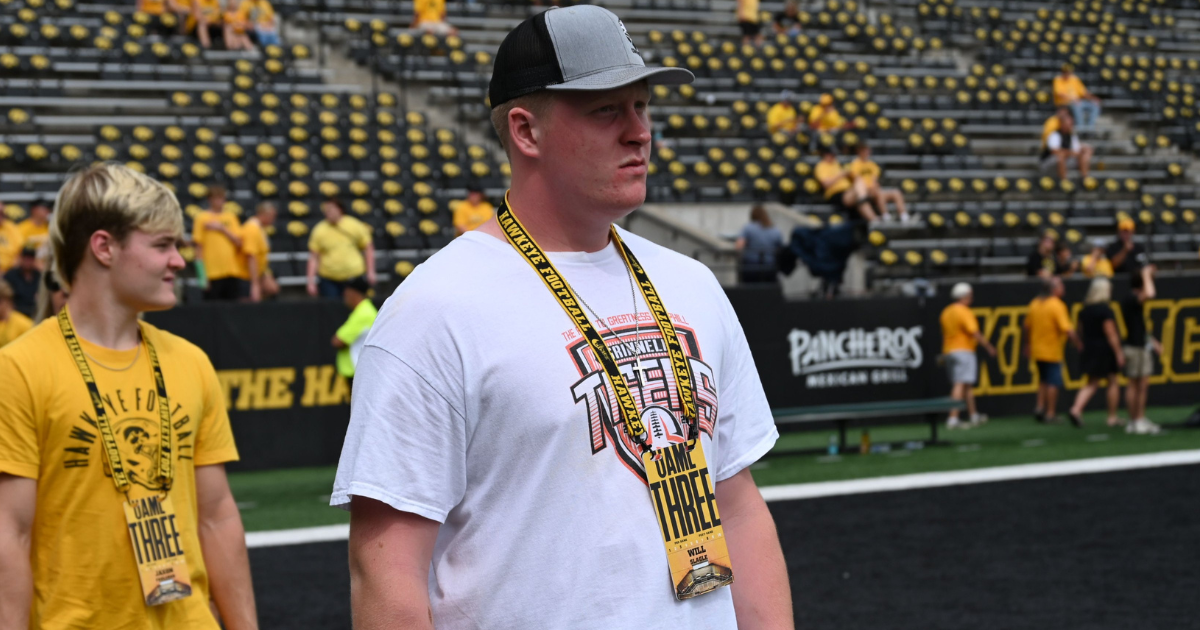 Will Slagle enjoys Hawkeye Tailgater