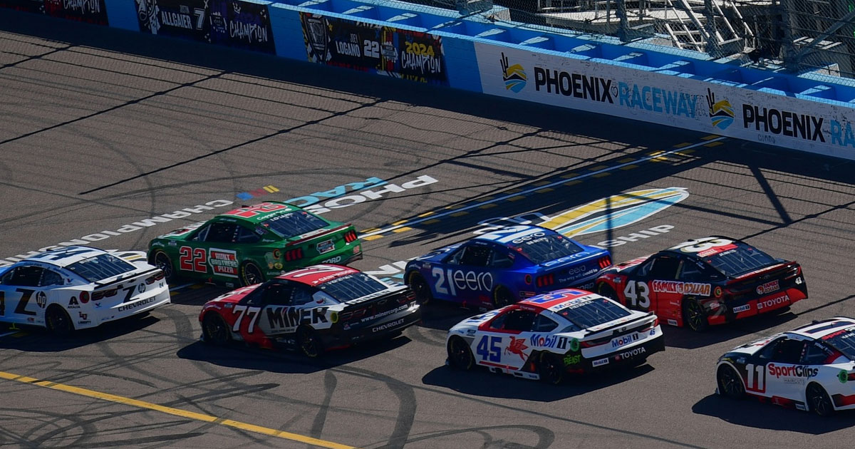 Full order of finish for NASCAR Cup Series Shriners Children’s 500 at Phoenix Raceway