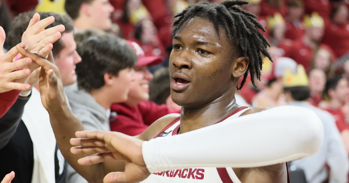 Adou Thiero Out, Boogie Fland Set to Return for Arkansas NCAA Clash