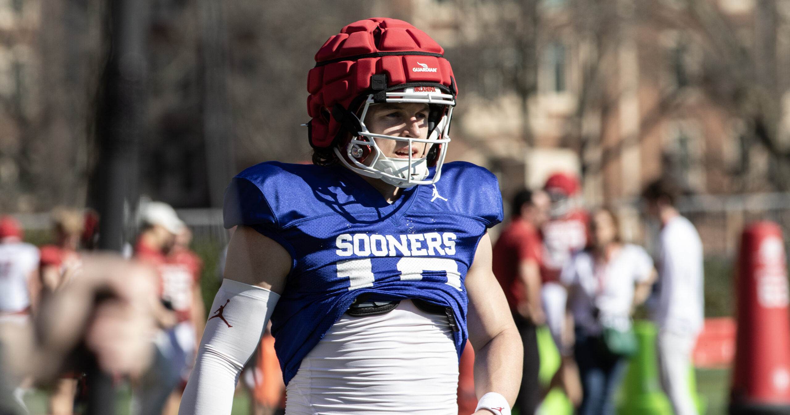A look at John Mateer, the Sooner quarterback Texas will see October 11 in the Cotton Bowl
