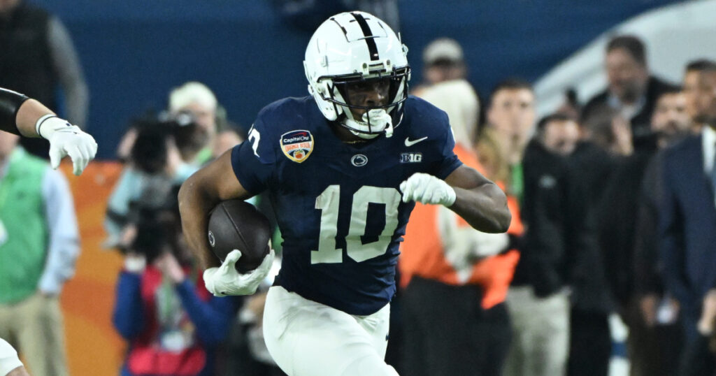 Penn State running back Nick Singleton (File photo credit: Steve Manuel/BWI)