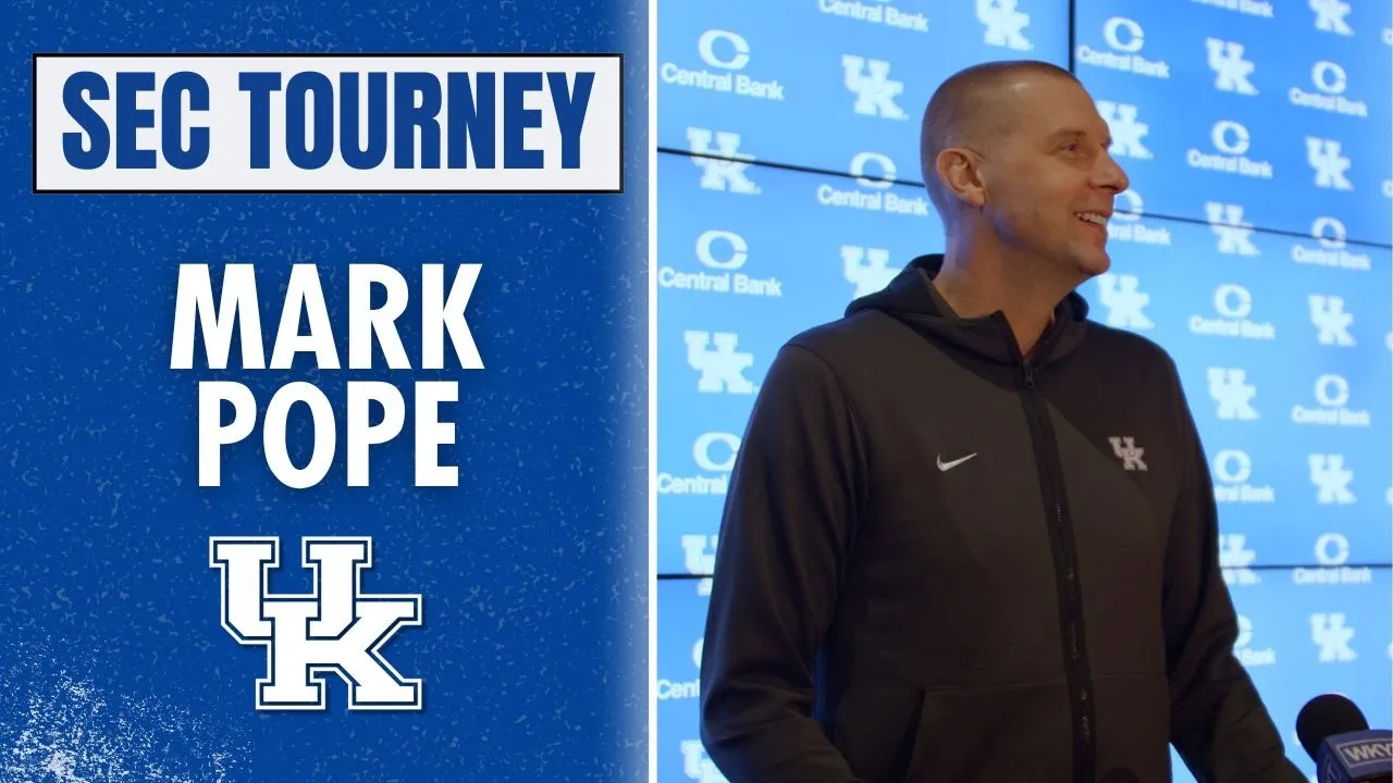 WATCH: Mark Pope talks Kentucky's preparation ahead of SEC Tournament