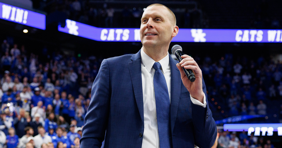 Mark Pope on Kentucky fans traveling to SEC Tournament: 'There's no fanbase like this in the world'