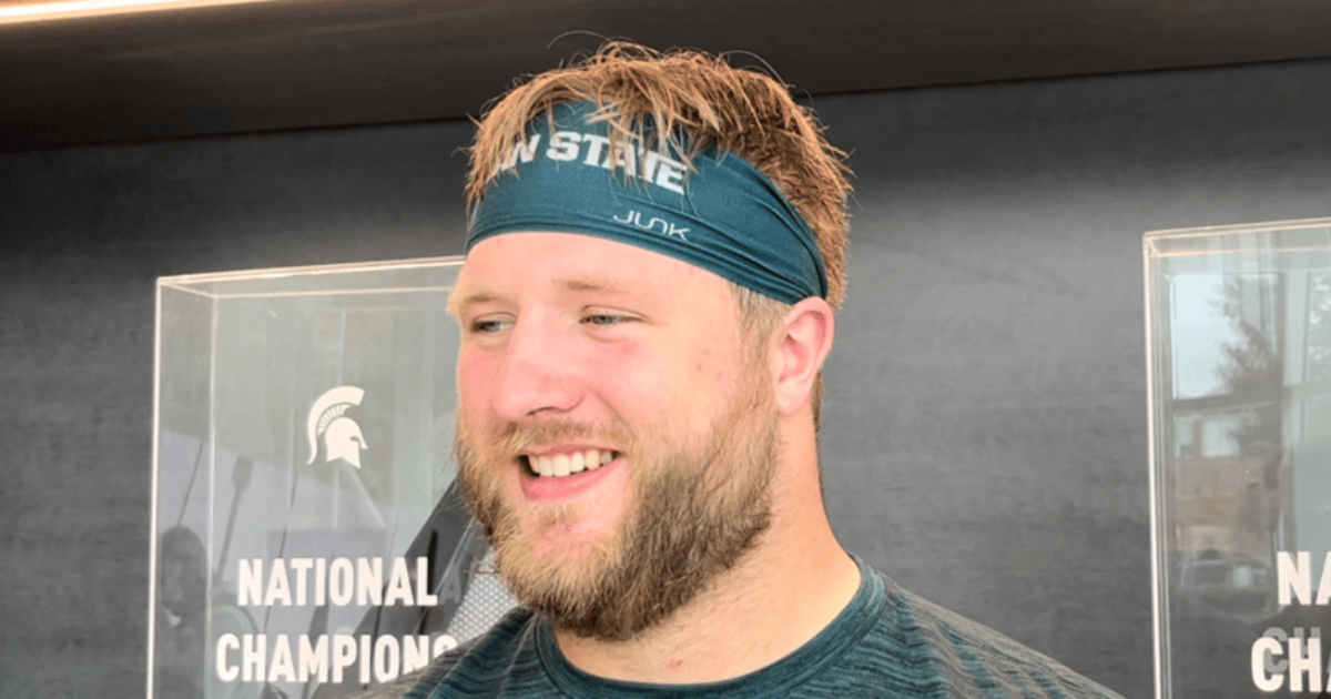 Months of preparation pay off for former Michigan State OL Luke Newman, who impresses at Spartan Pro Day