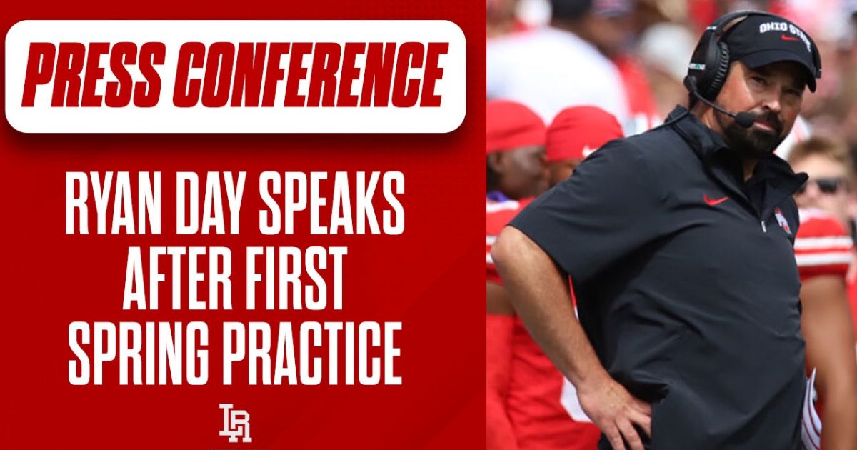 Ryan Day press conference to recap Buckeyes first spring practice