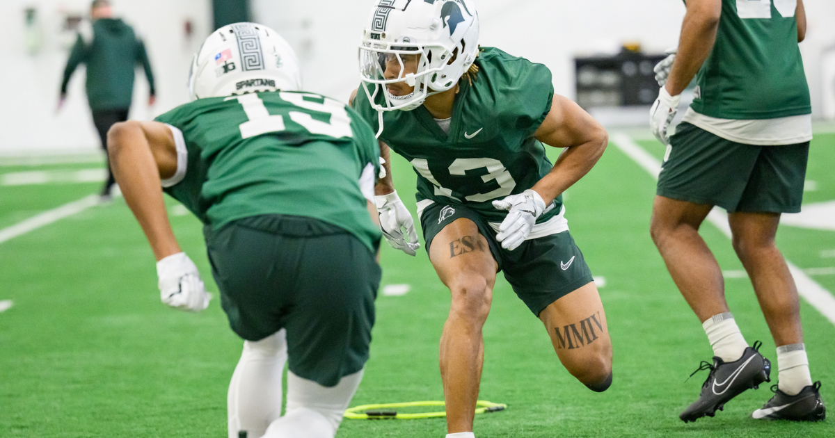 Dane Mccray Jonathan Smith pleased with large Michigan State wide receiver group on ...