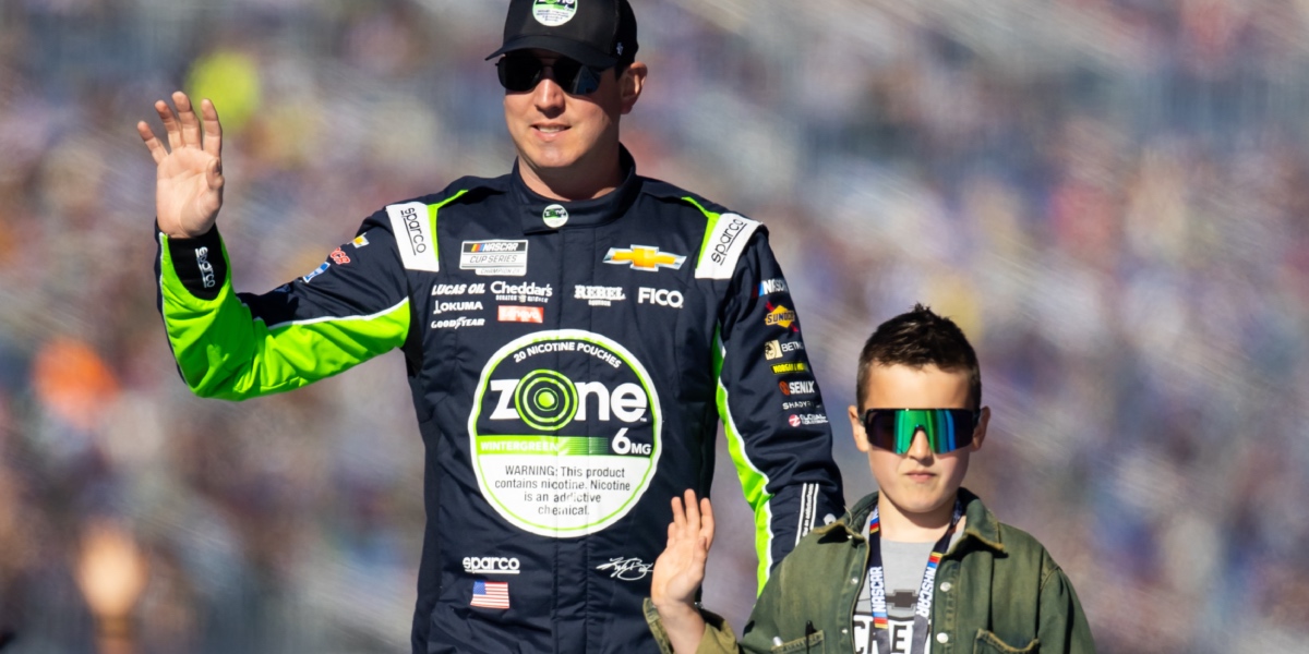 WATCH: Brexton Busch honors dad Kyle with latest victory celebration