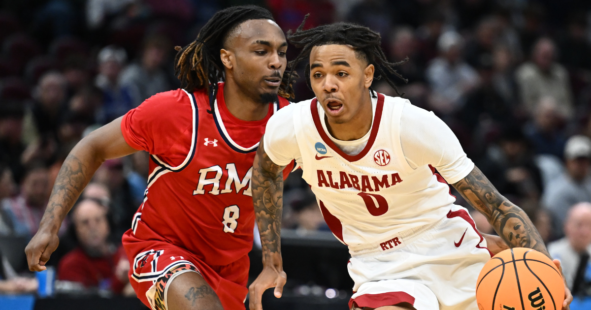 Alabama survives scare from Robert Morris, advances to second round