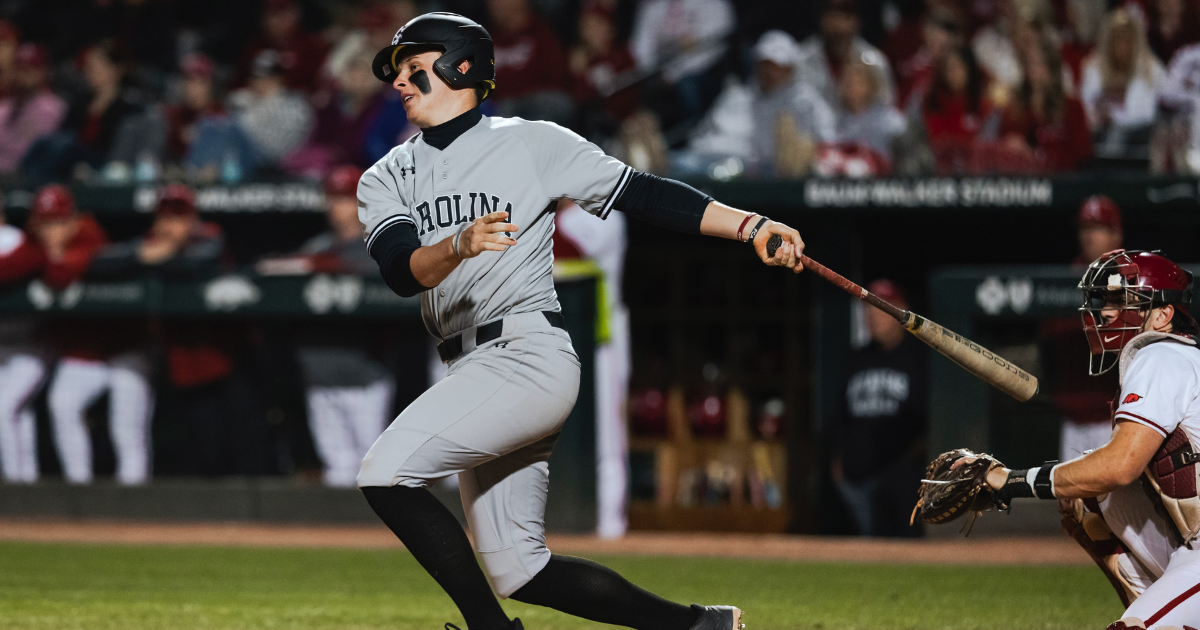 South Carolina blown out in run-rule loss to Arkansas in series opener