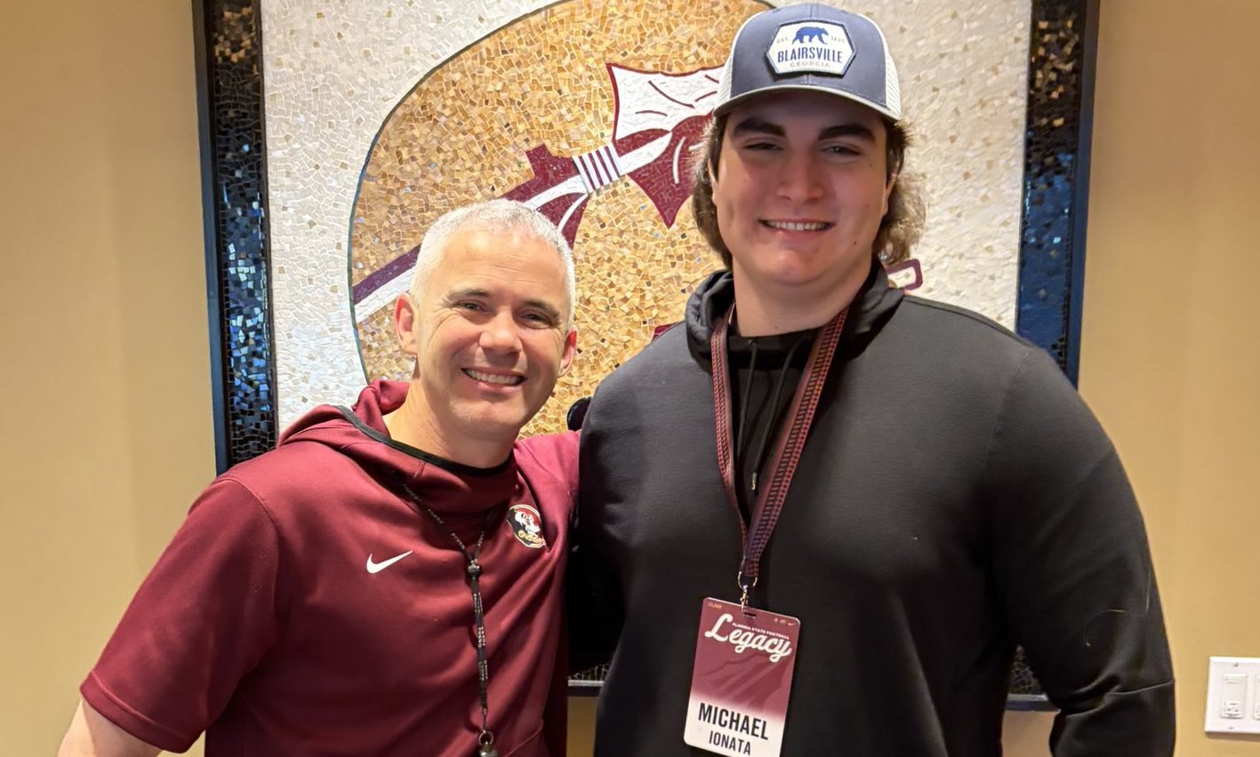 In-state OL Michael Ionata talks commitment to Florida State, giving pledge during Legacy Weekend