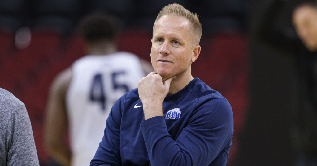 BYU coach Kevin Young
