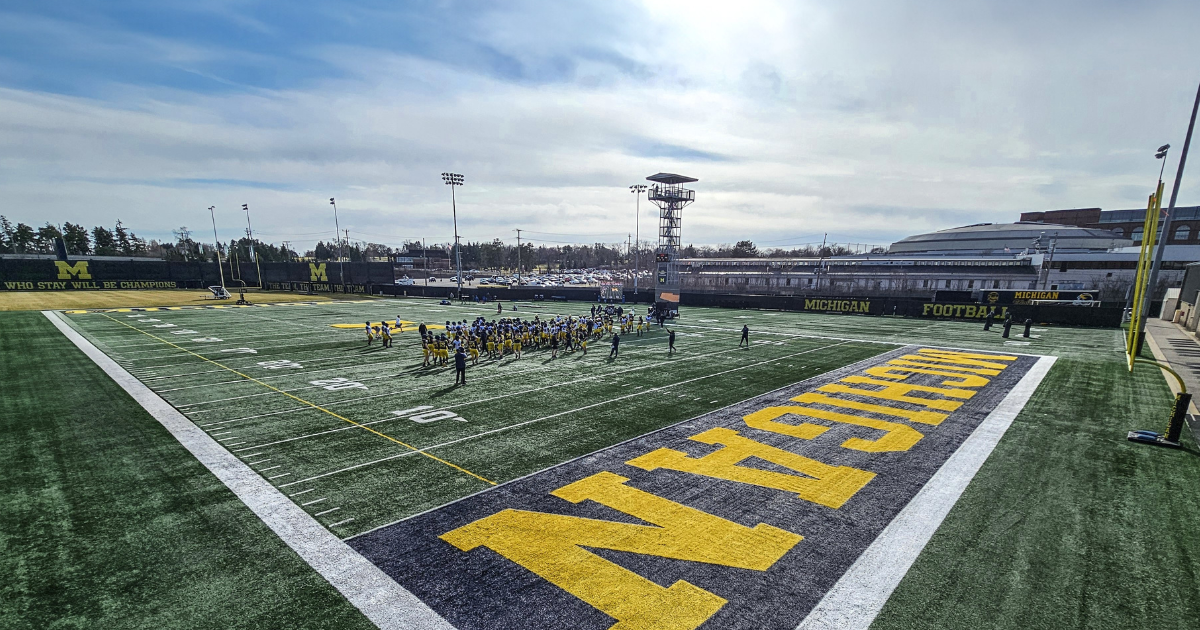 Michigan spring ball: QB Bryce Underwood 'throwing dots all around practice'