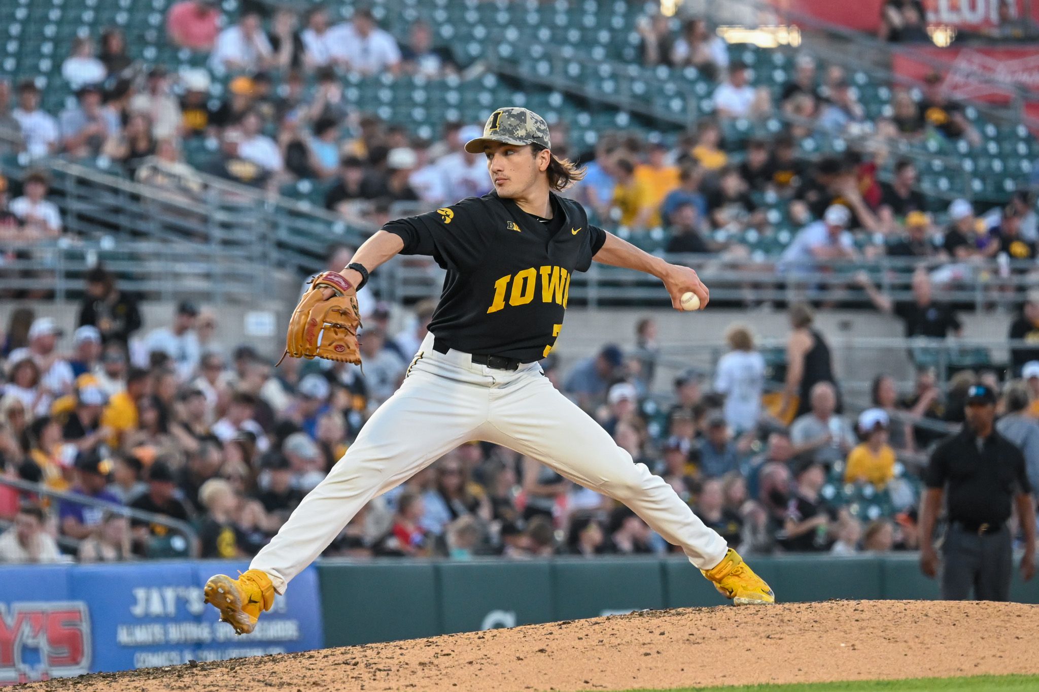 Cade Riewer Cade Obermueller silences 'Cats, Hawkeyes run-rule Northwestern