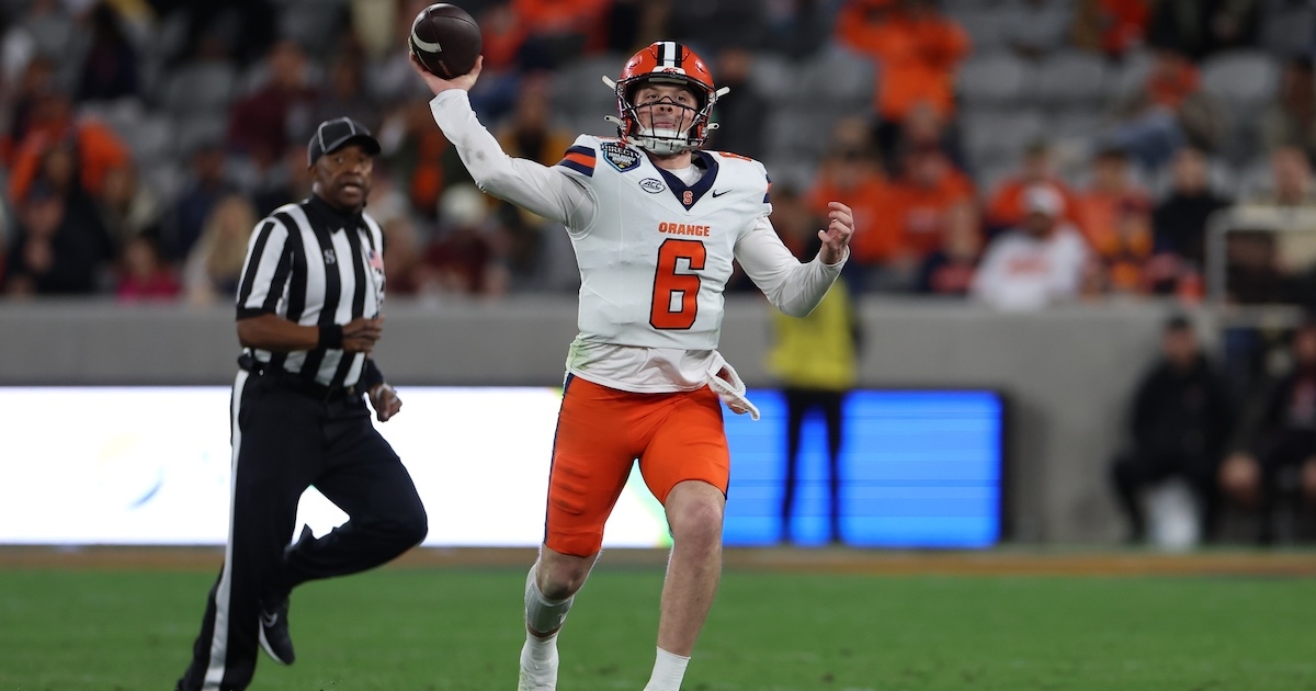 Syracuse QB Kyle McCord selected in 2025 NFL Draft