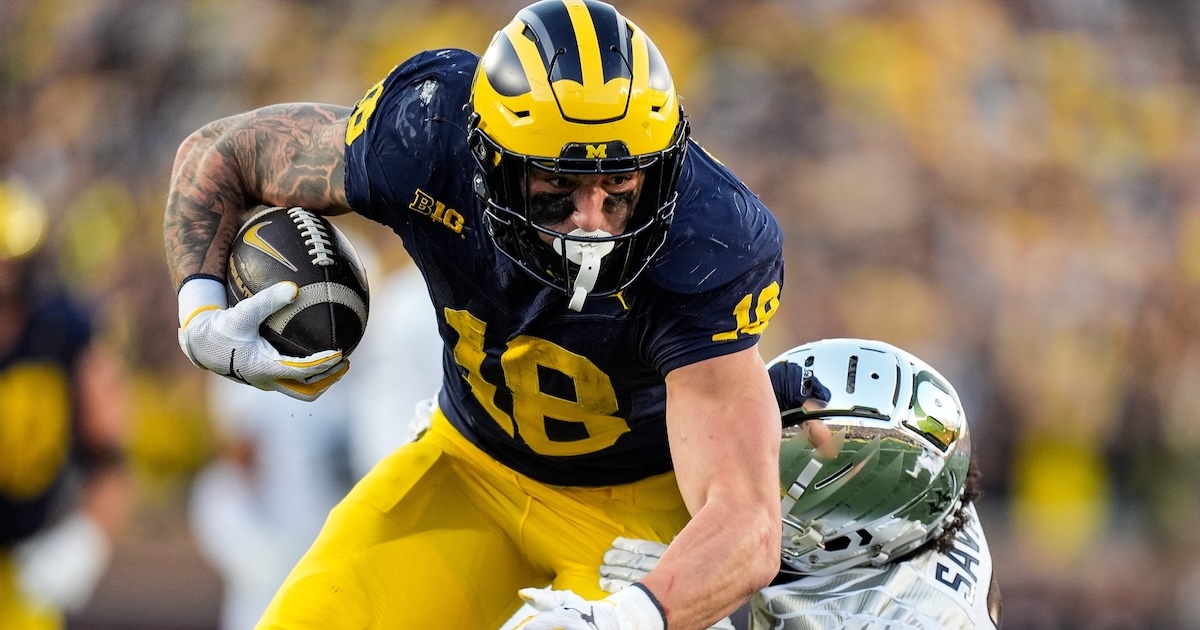 Michigan TE Colston Loveland selected in first round of the 2025 NFL Draft