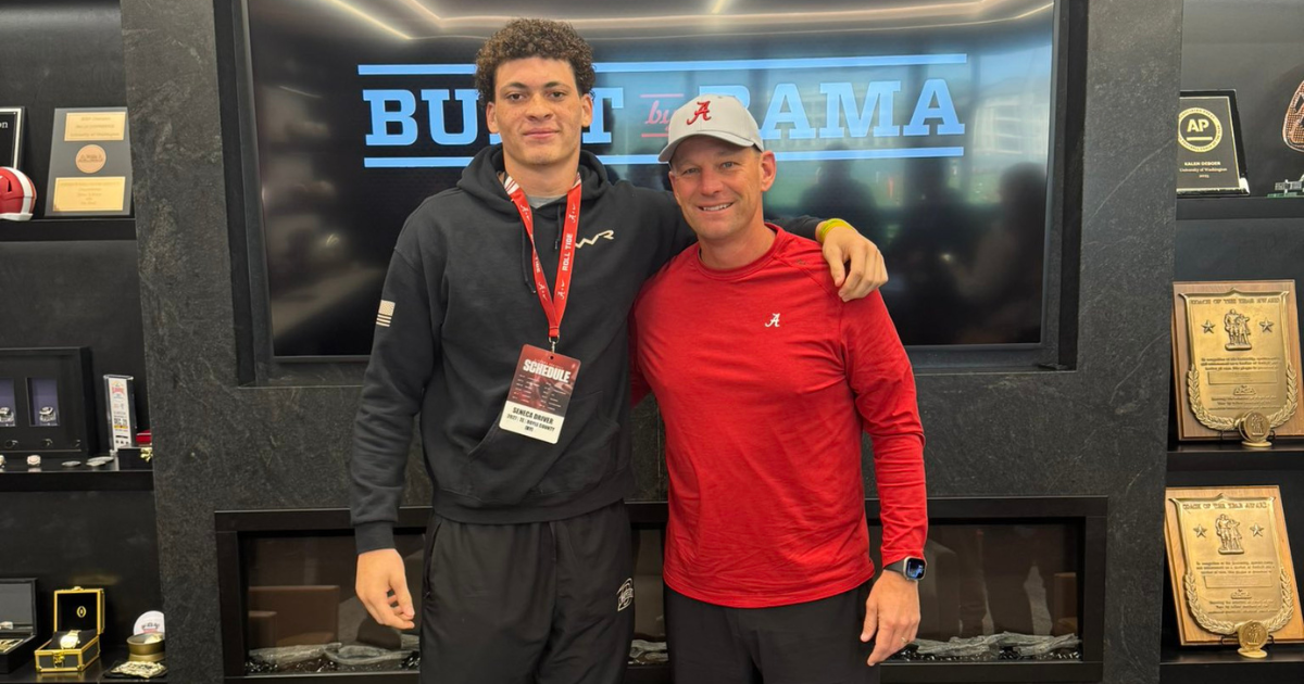 Alabama staff pays visit to top-5 tight end in 2027 class