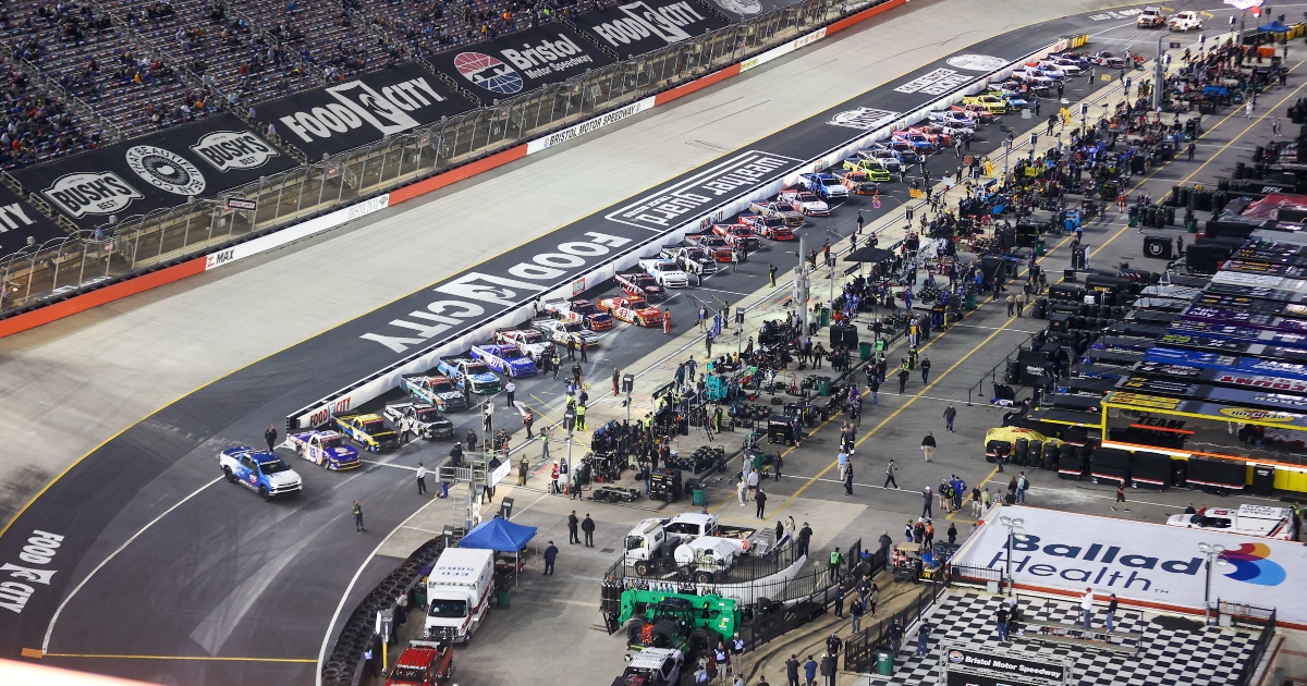 Rain delays practice for NASCAR Truck Series race at Bristol