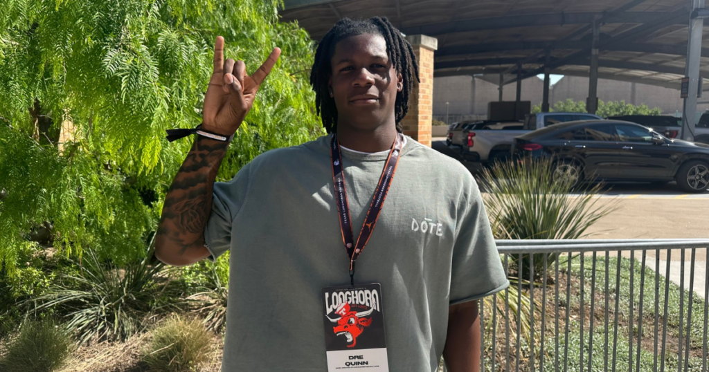 Texas Makes Big Impression on Four-Star EDGE Dre Quinn During Official Visit
