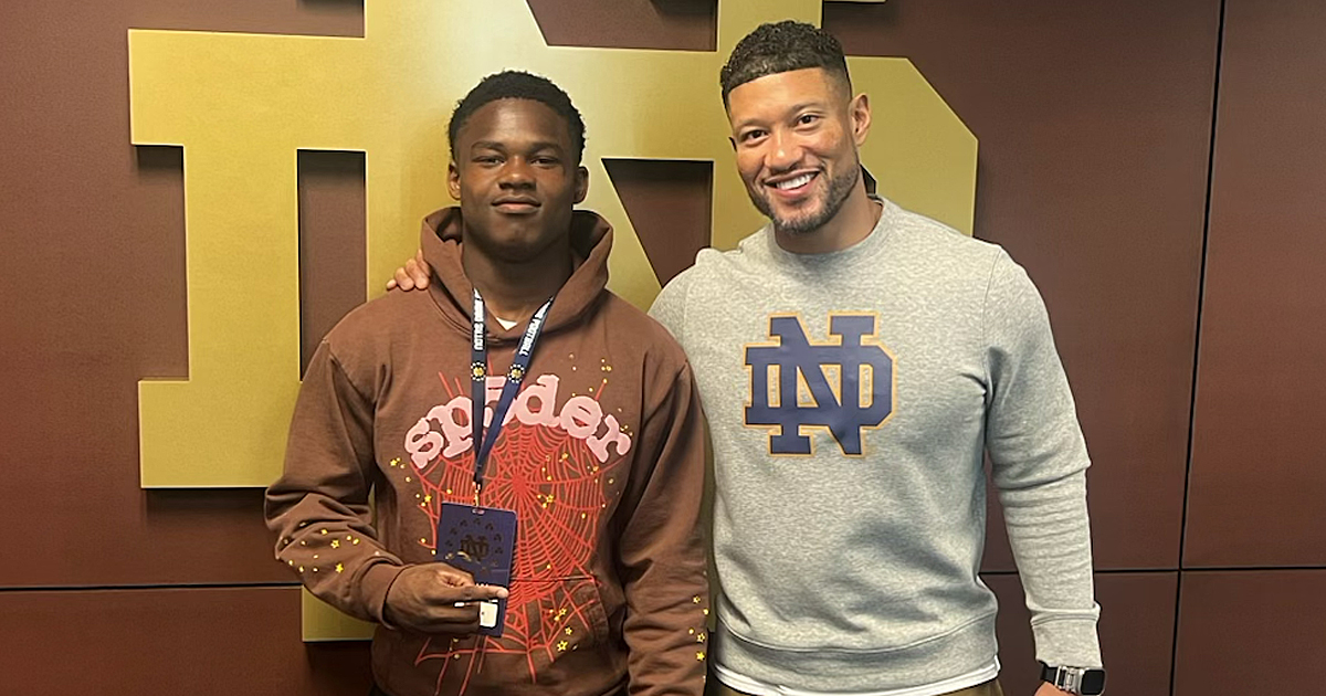 Fighting Irish WR commit Bubba Frazier: "I'm locked in with Notre Dame"