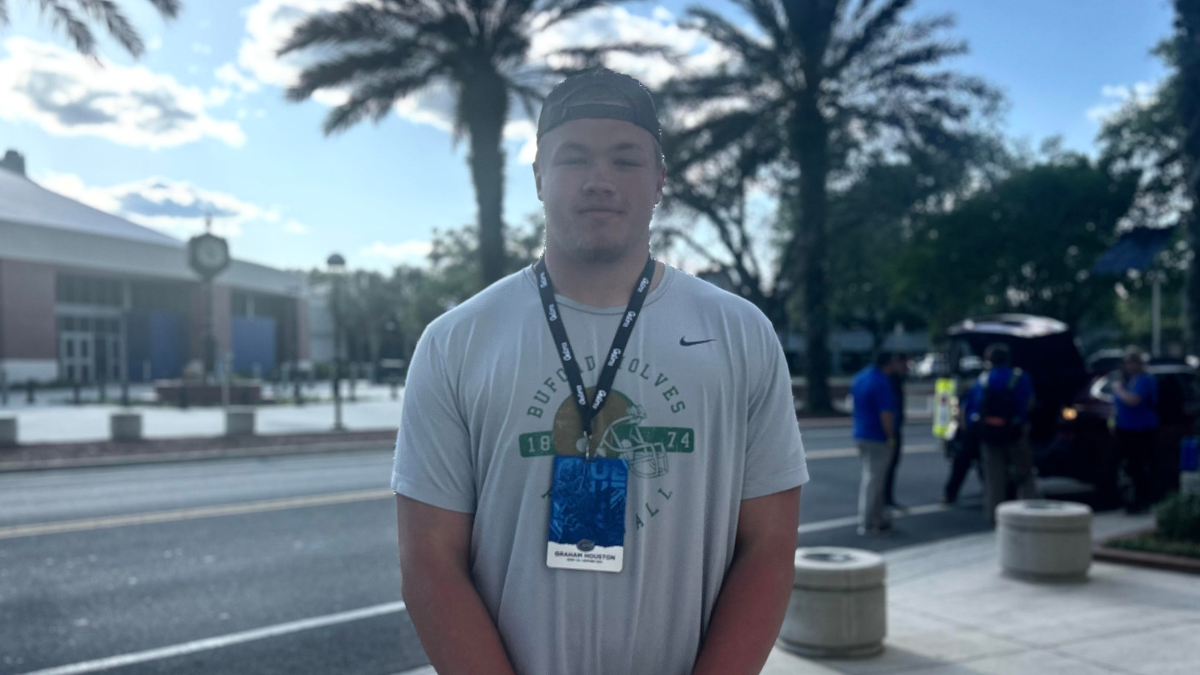 OL Graham Houston inspired by Jake Slaughter during latest Florida visit