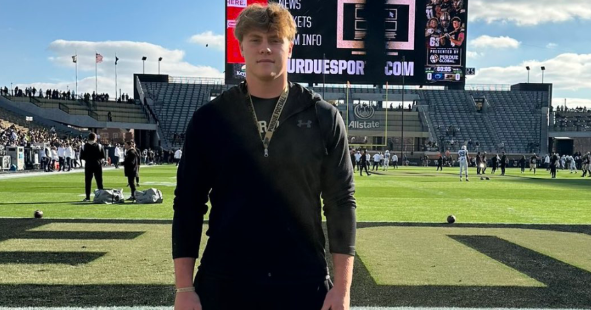 Purdue adds commitment from 2026 Indiana offensive lineman