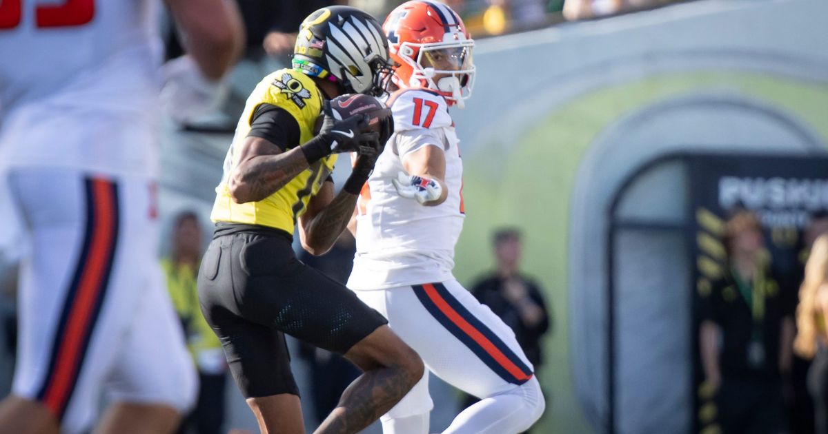 Sione Laulea Discusses Oregon's Competition at Cornerback in Spring Football