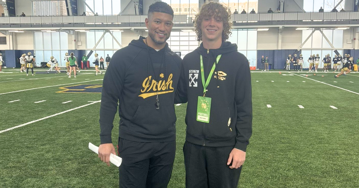 Coveted 2028 QB Brady Quinn set for return visit to Notre Dame