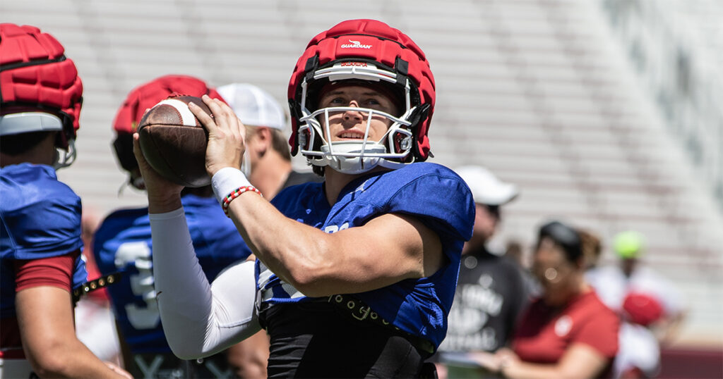 Sooners QB John Mateer